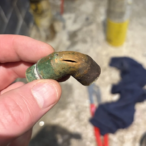 Commercial plumber stabilizing an urgent leak with clear communication and documentation – Professional Plumbing Group Toronto